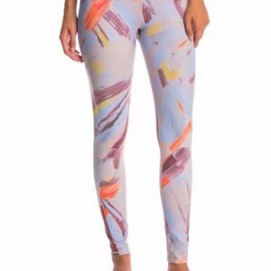 ALO Yoga Airbrush Leggings purple multicolor